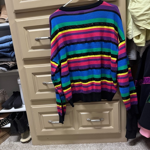 Colorful Striped Sweater - Picture 3 of 4